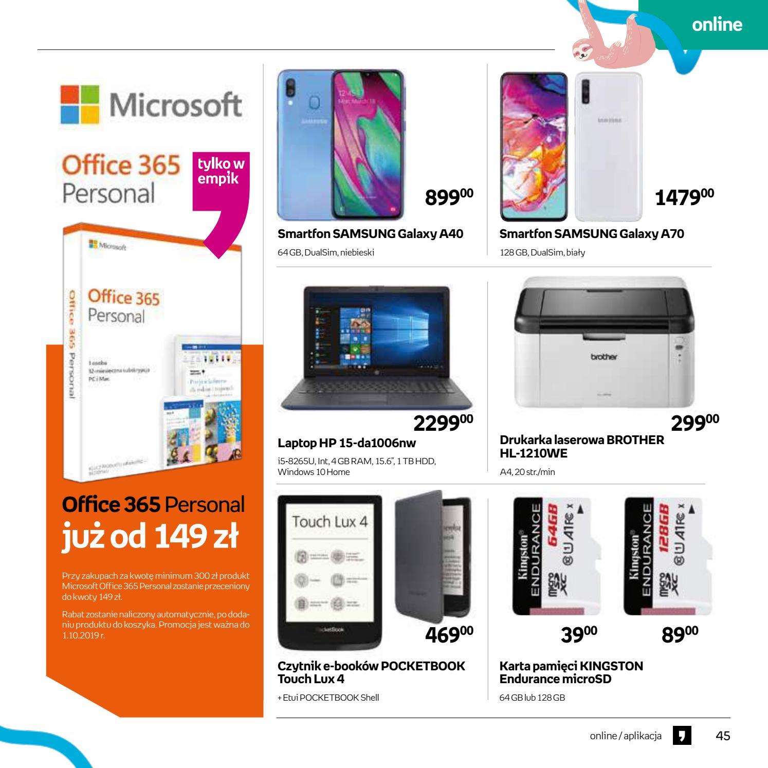 Gazetka promocyjna empik str. 45