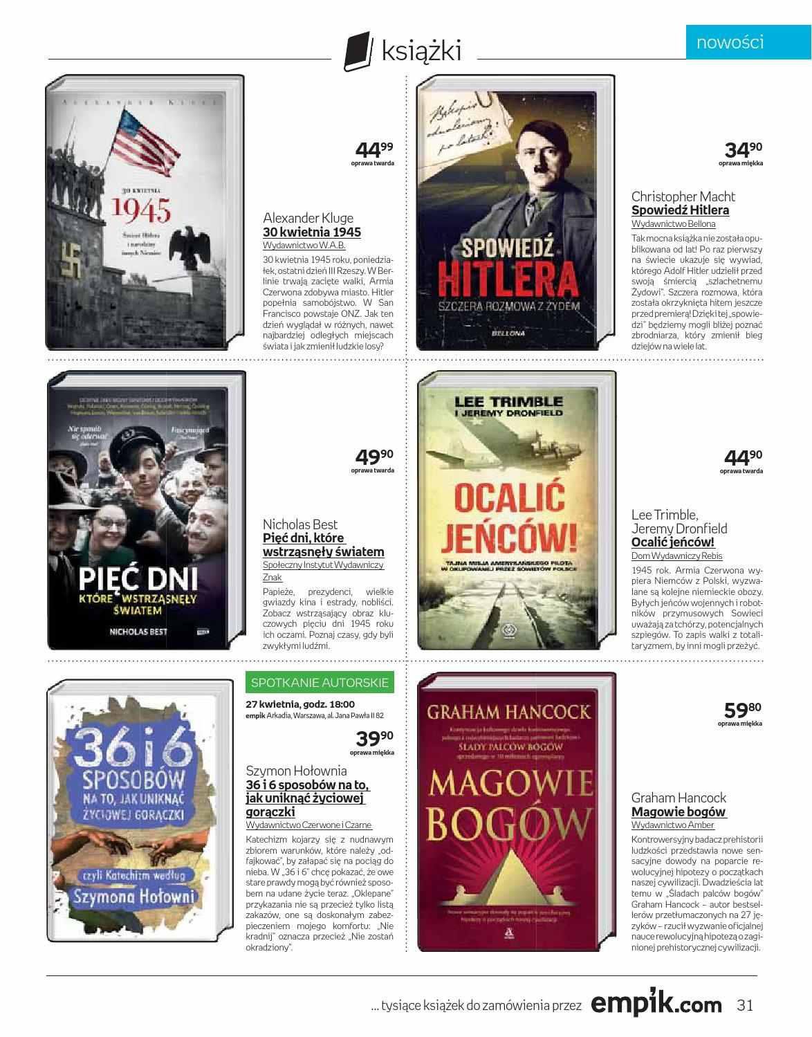 Gazetka promocyjna empik str. 31