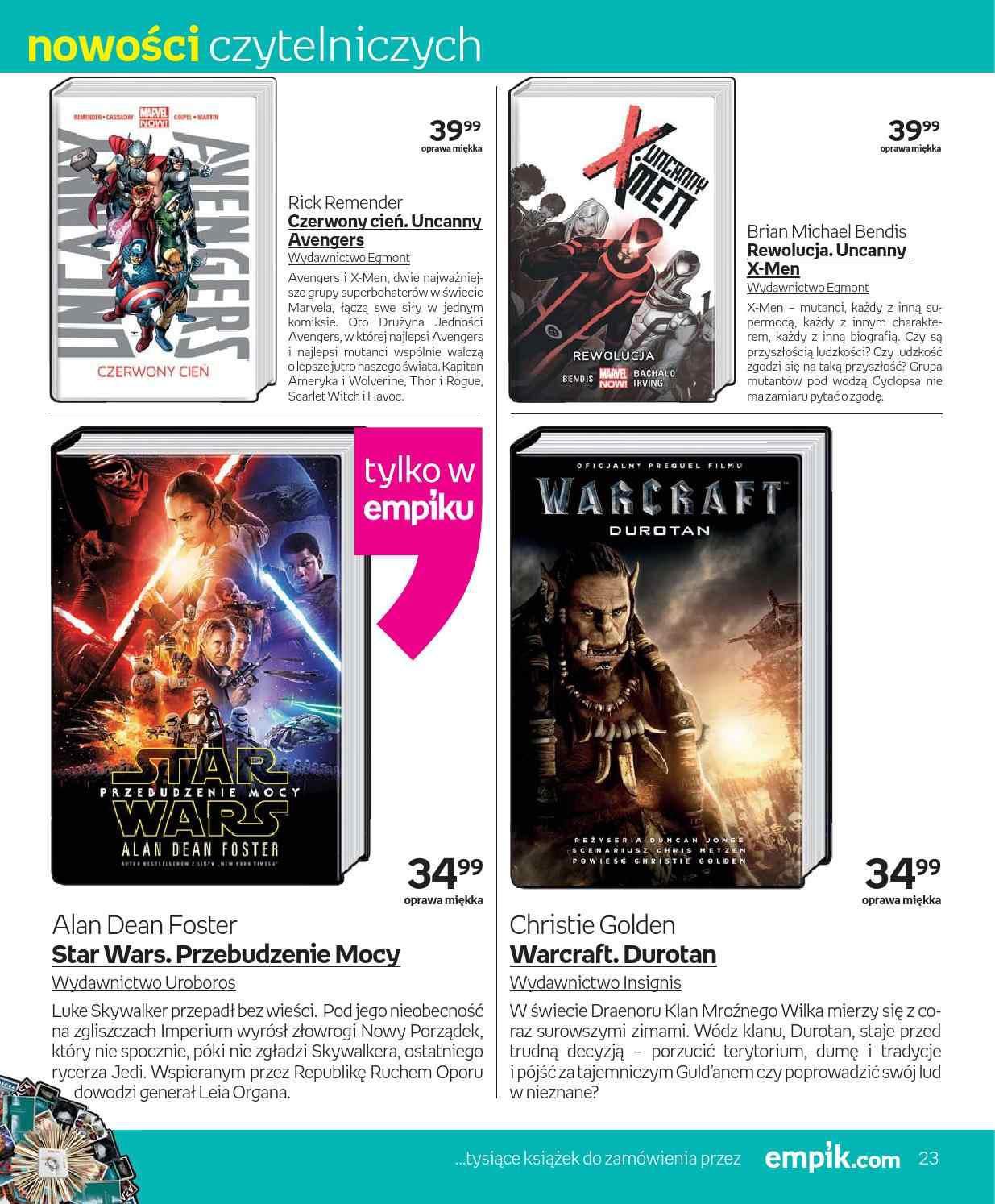 Gazetka promocyjna empik str. 23