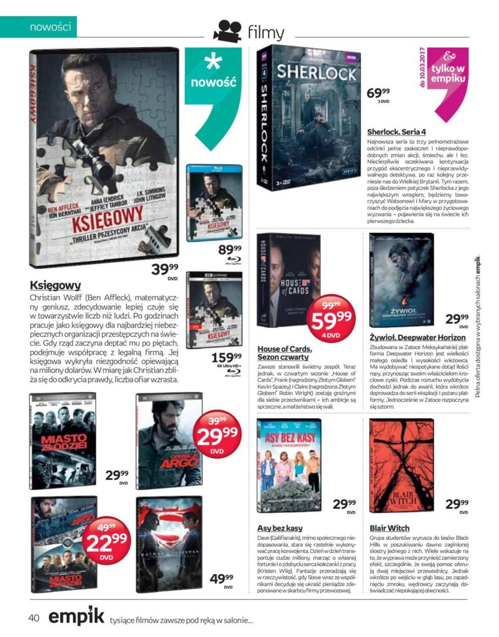 Gazetka promocyjna empik str. 40