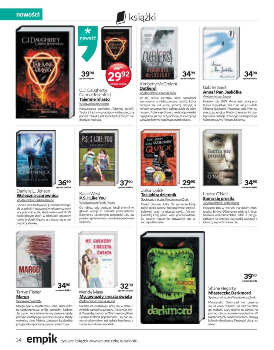 Gazetka promocyjna empik str. 14