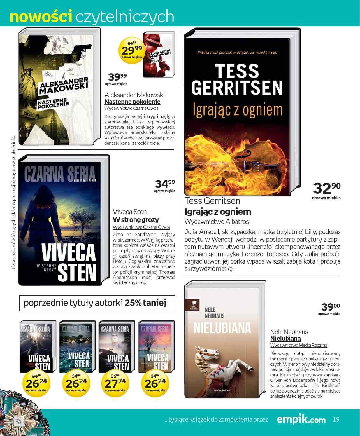 Gazetka promocyjna empik str. 19