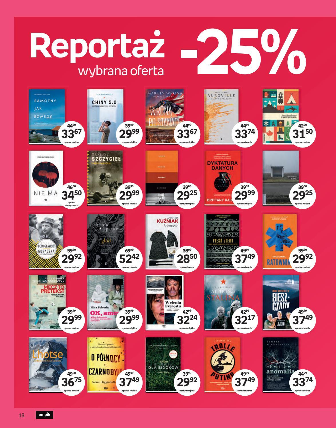 Gazetka promocyjna empik str. 18