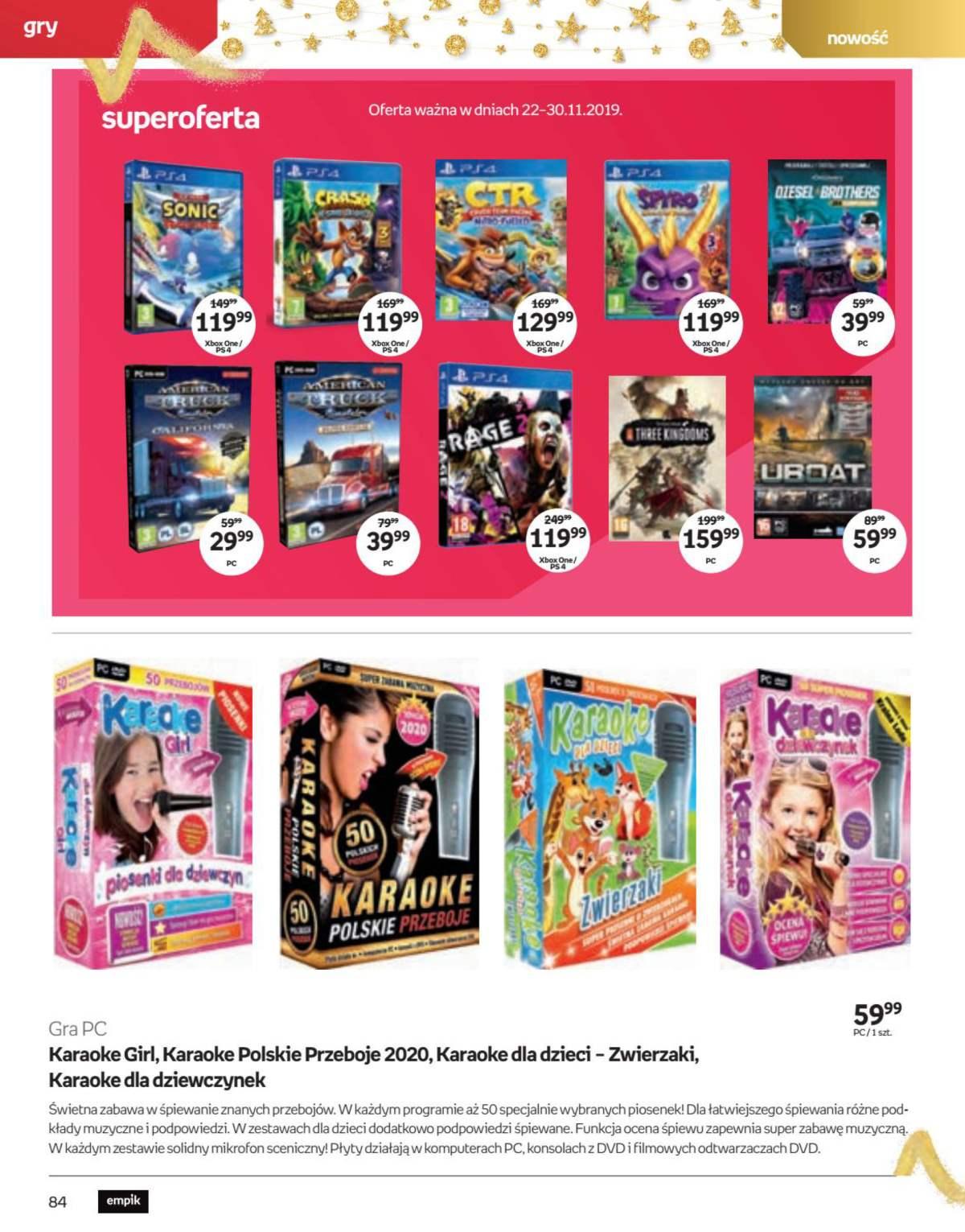 Gazetka promocyjna empik str. 84