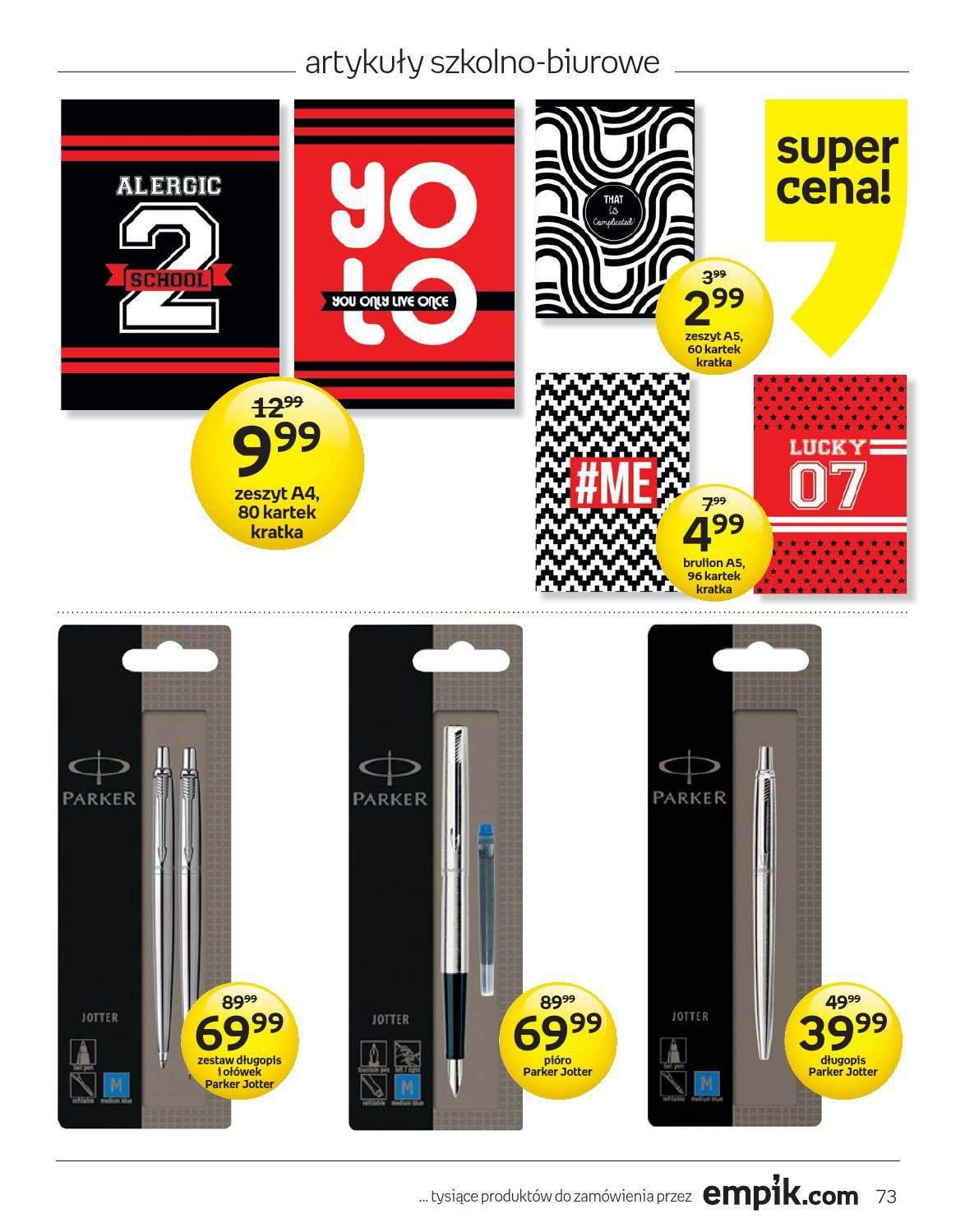 Gazetka promocyjna empik str. 73