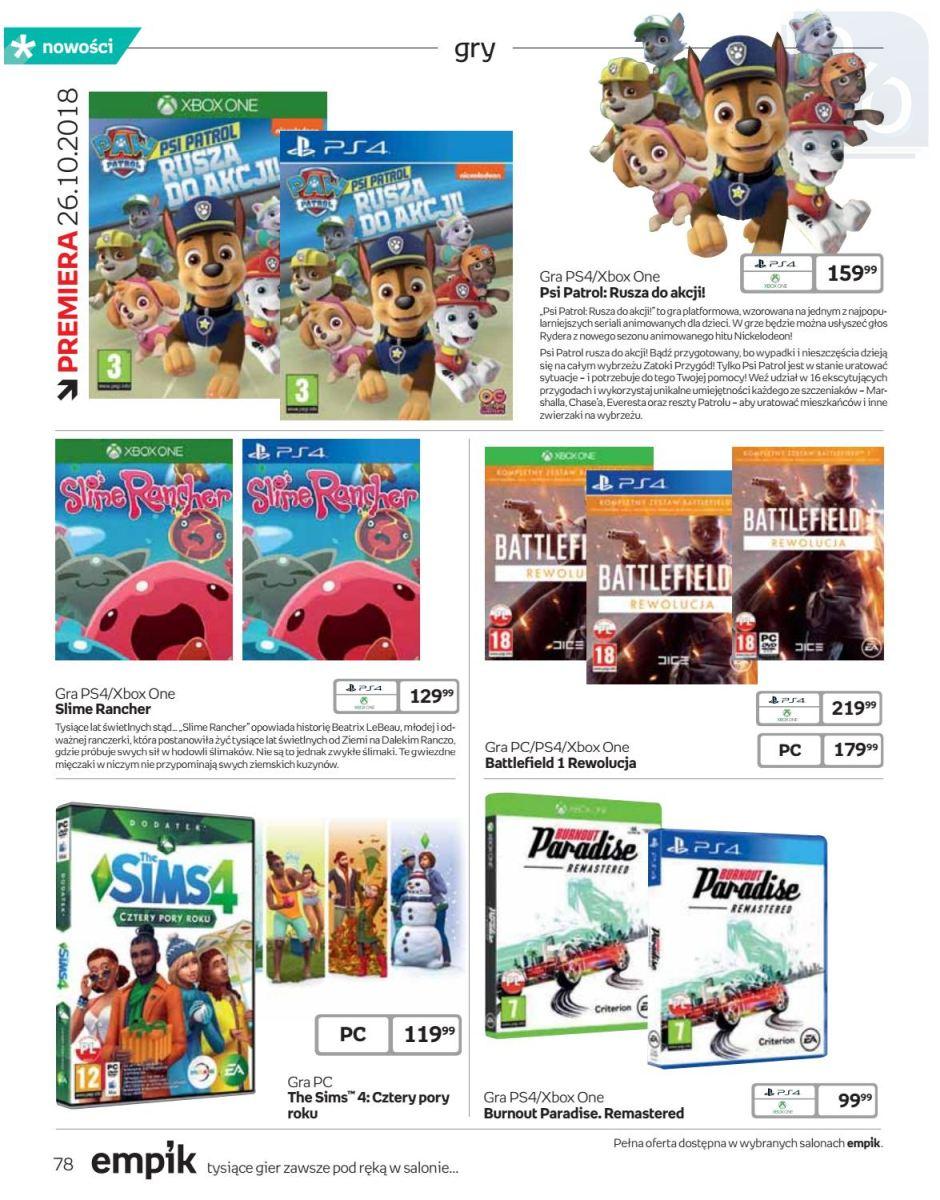 Gazetka promocyjna empik str. 78