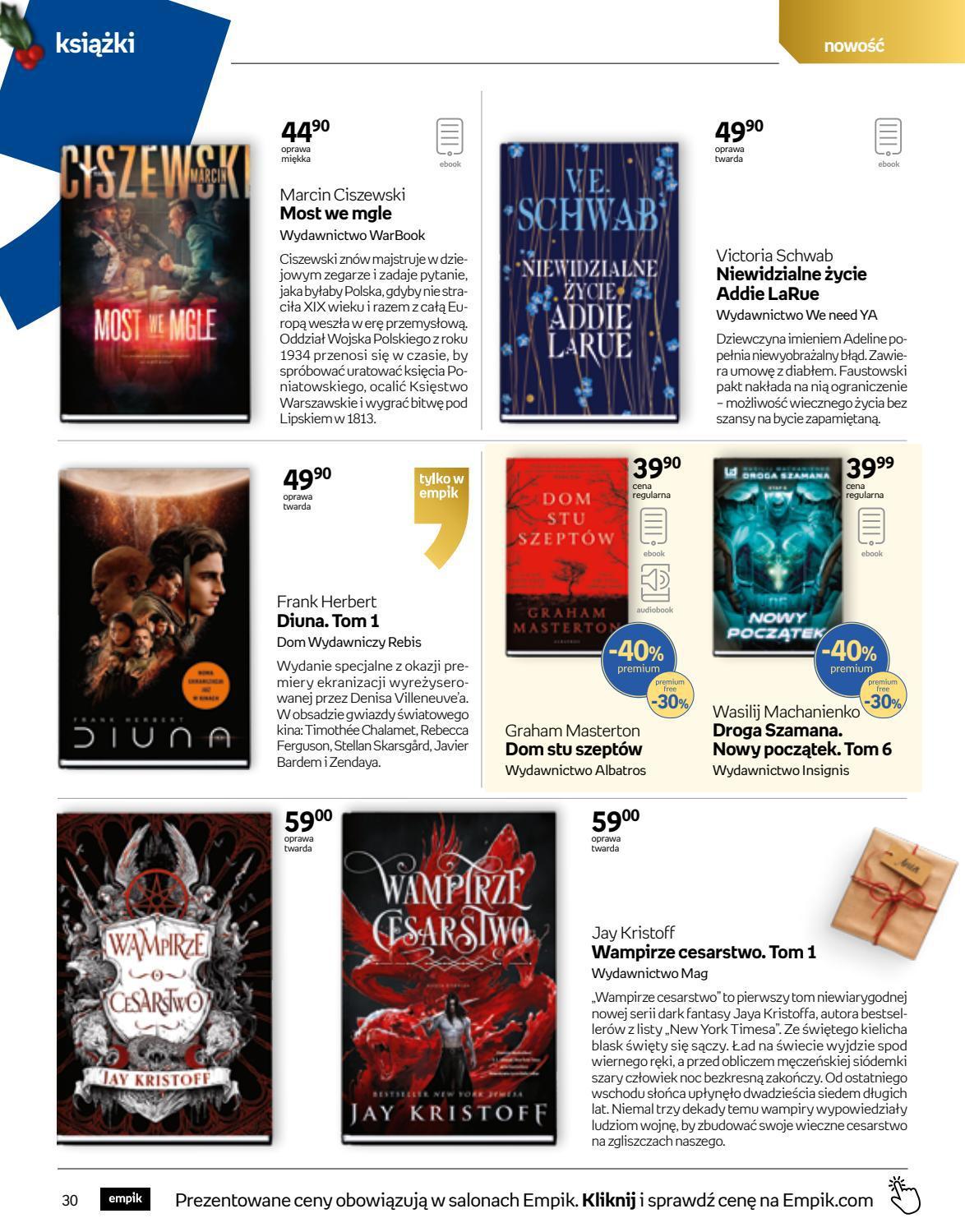 Gazetka promocyjna empik str. 30