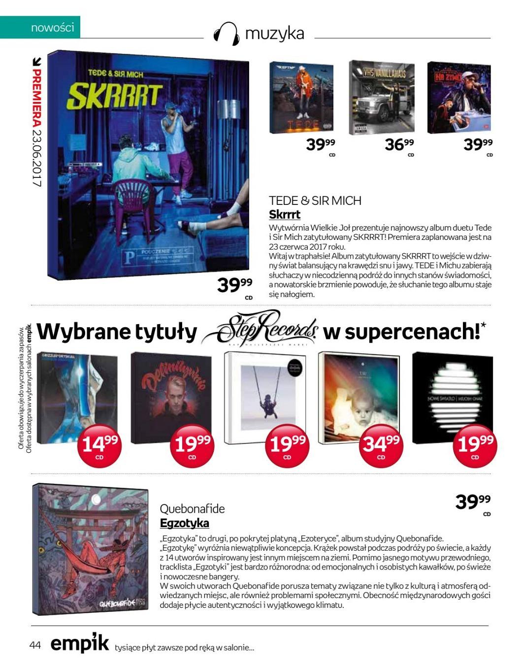 Gazetka promocyjna empik str. 44