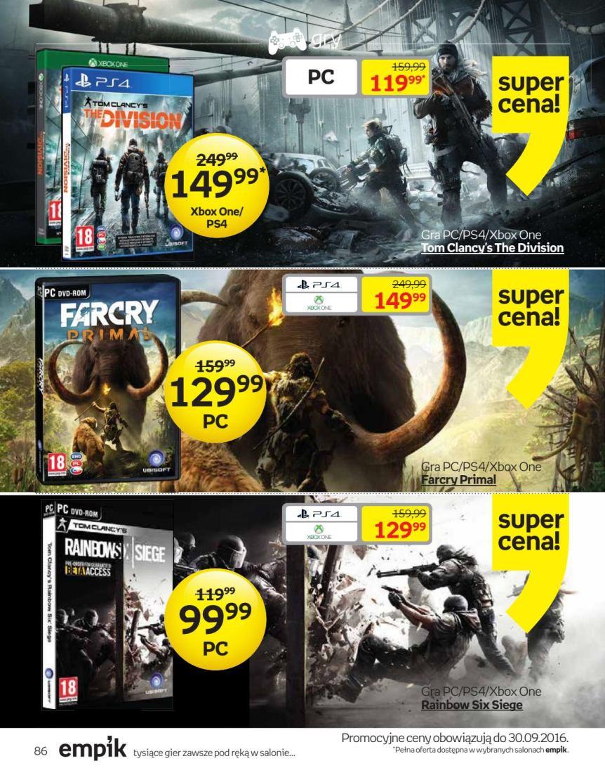 Gazetka promocyjna empik str. 86