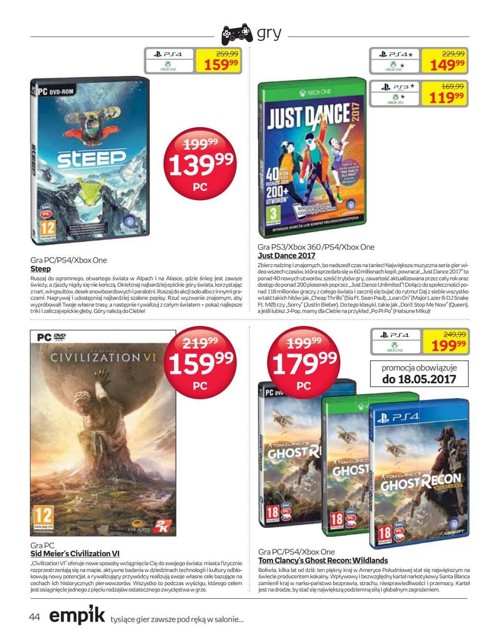 Gazetka promocyjna empik str. 44