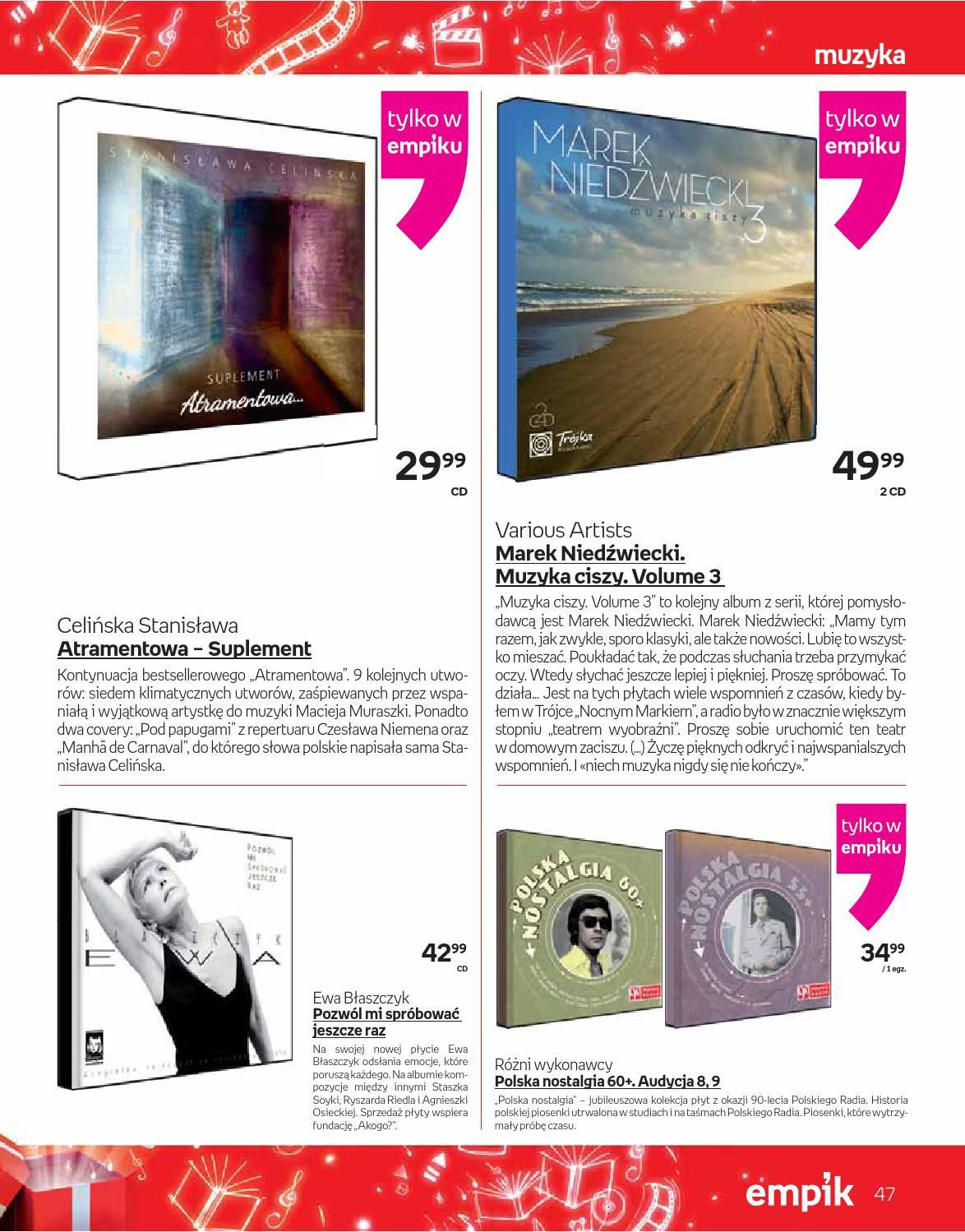 Gazetka promocyjna empik str. 47
