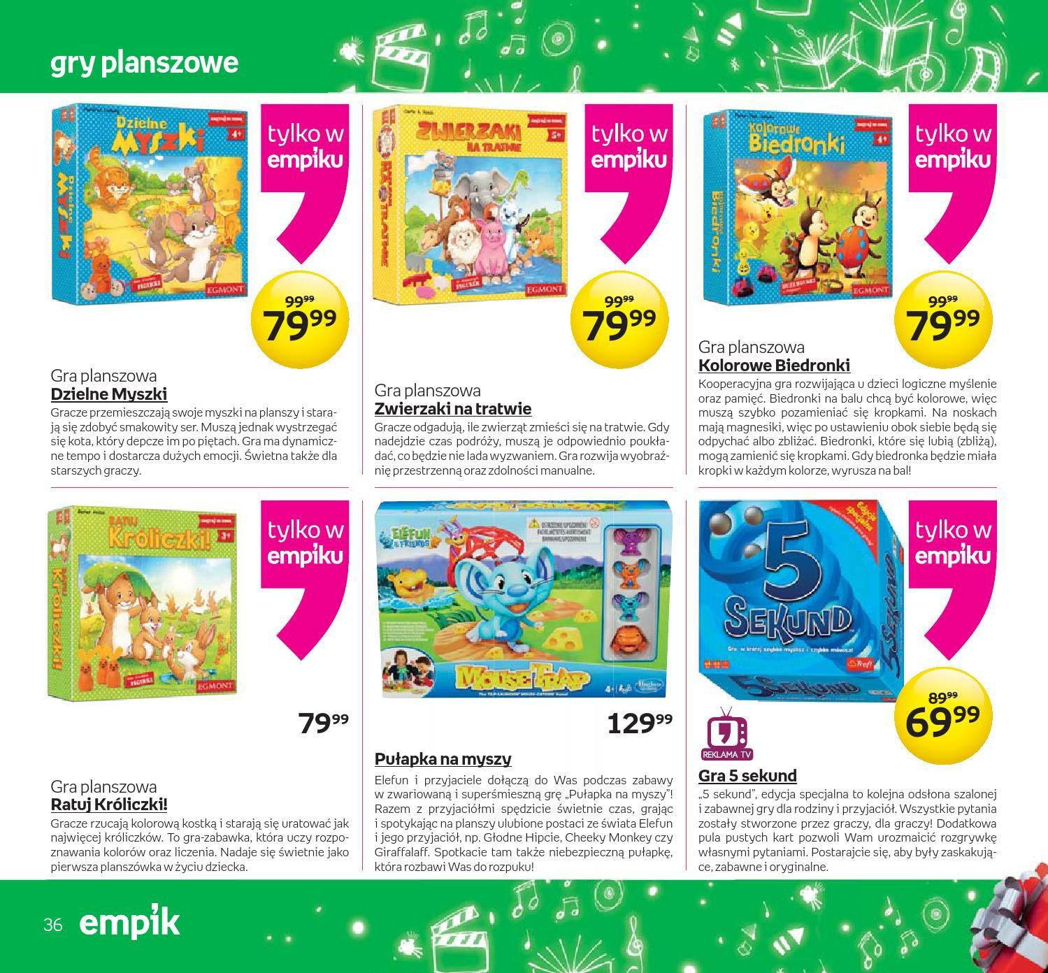 Gazetka promocyjna empik str. 36