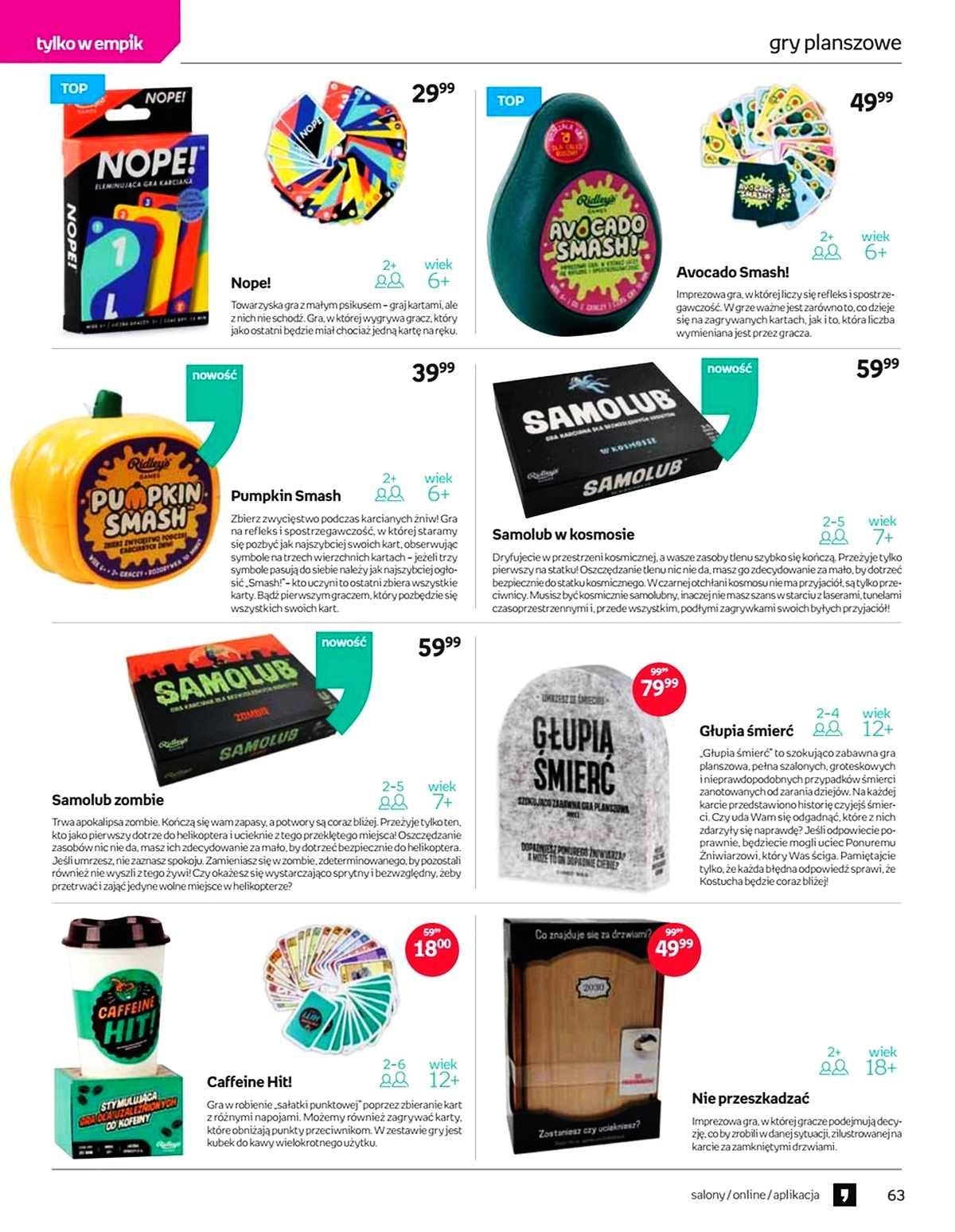 Gazetka promocyjna empik str. 63