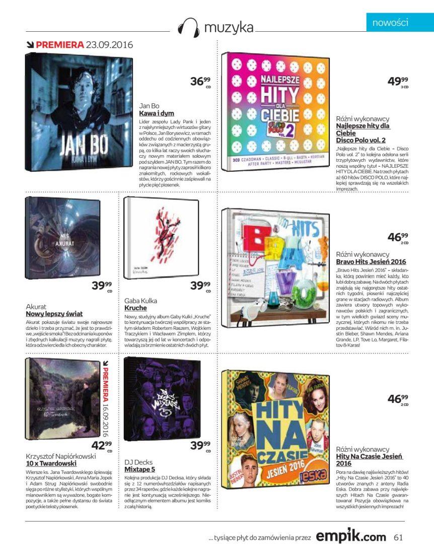 Gazetka promocyjna empik str. 61