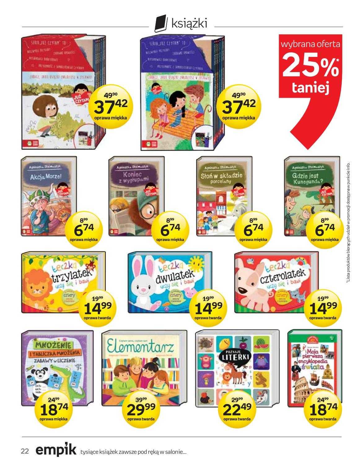 Gazetka promocyjna empik str. 22