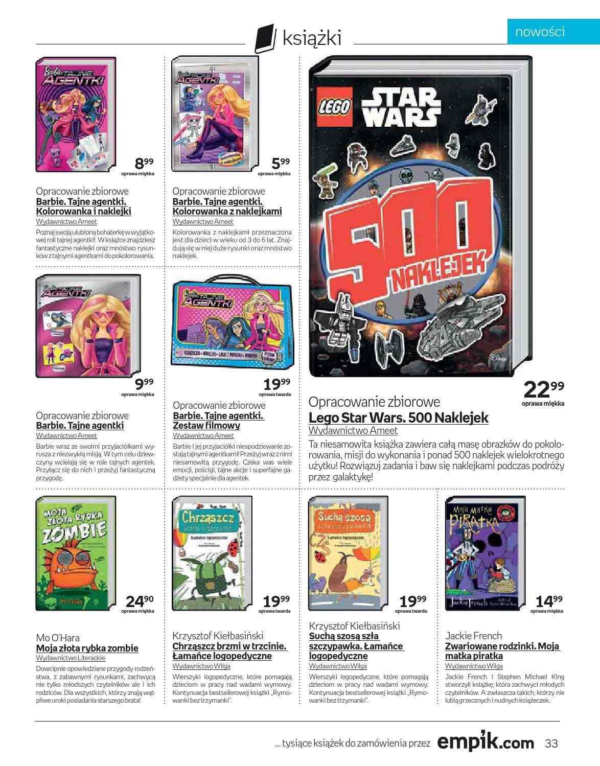 Gazetka promocyjna empik str. 33