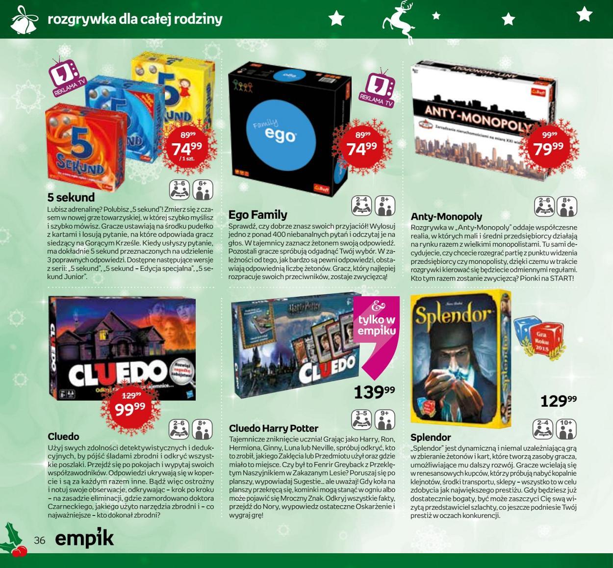 Gazetka promocyjna empik str. 36