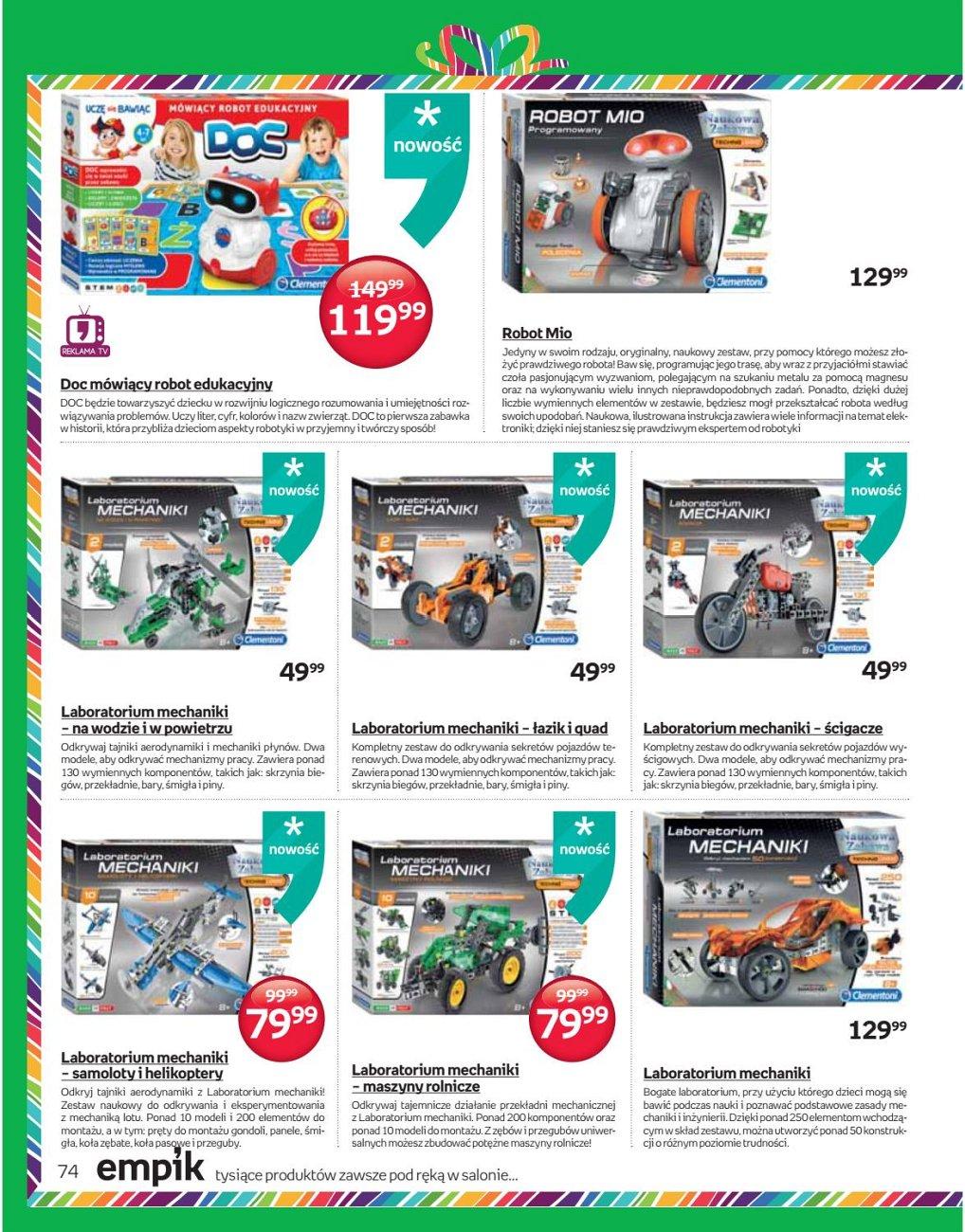 Gazetka promocyjna empik str. 74