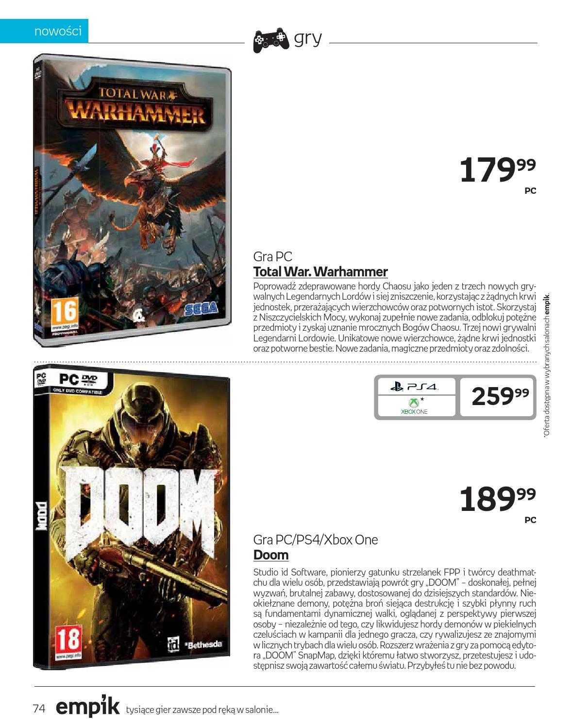 Gazetka promocyjna empik str. 74