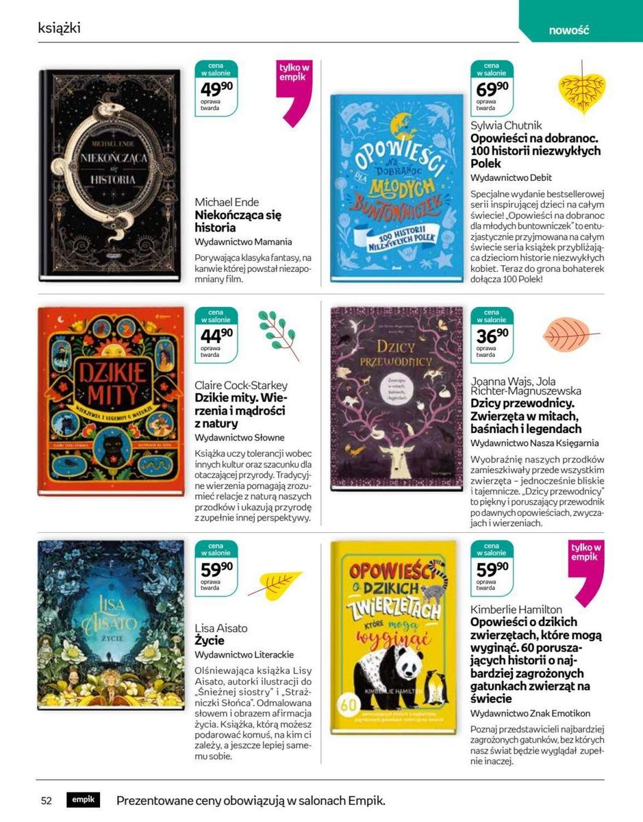 Gazetka promocyjna empik str. 52