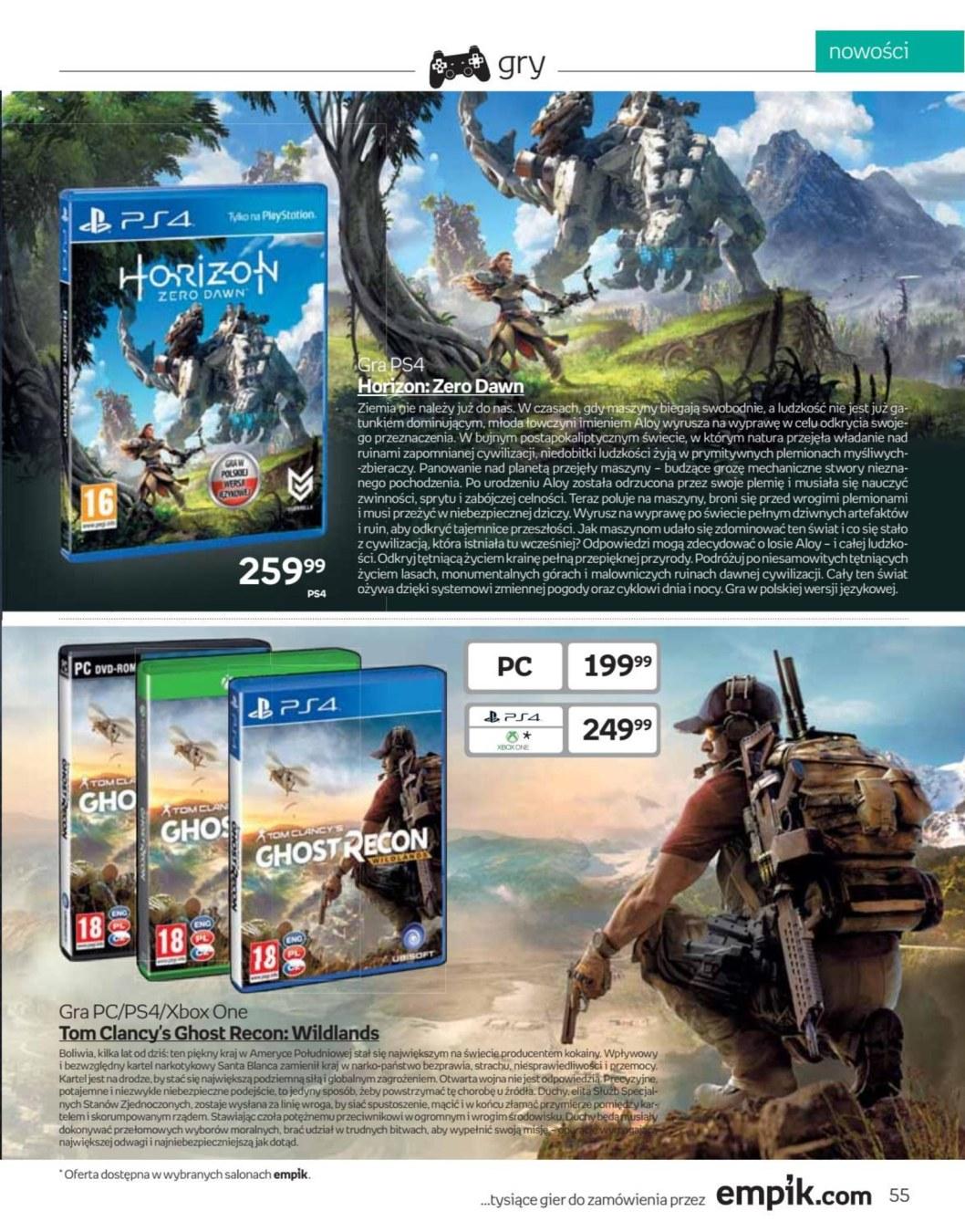 Gazetka promocyjna empik str. 55