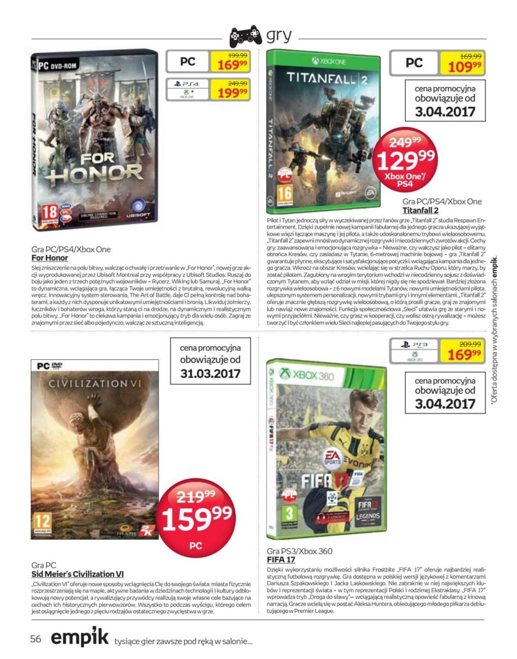 Gazetka promocyjna empik str. 56