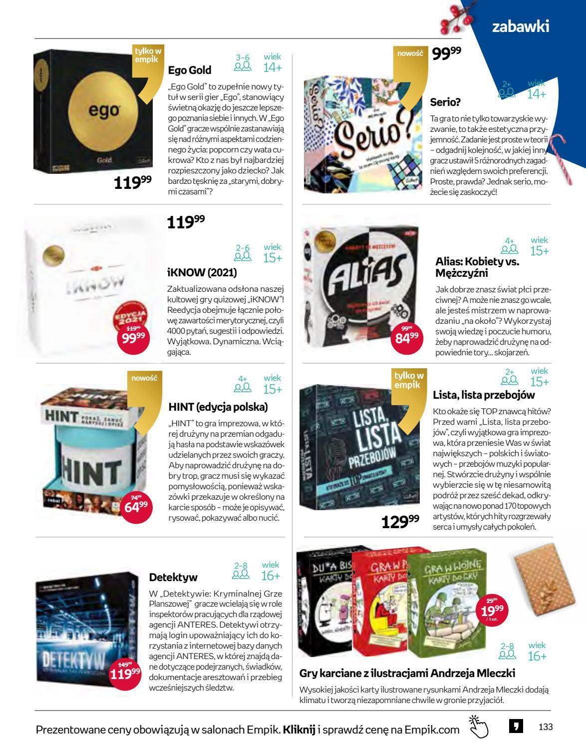 Gazetka promocyjna empik str. 133