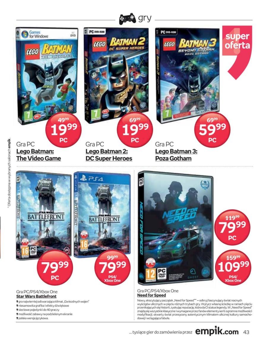 Gazetka promocyjna empik str. 43