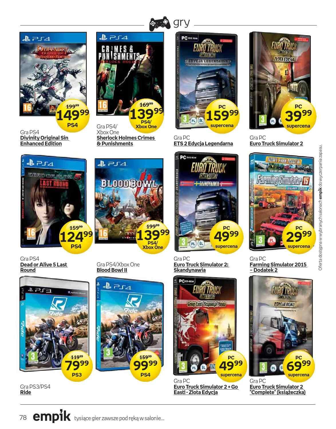 Gazetka promocyjna empik str. 78