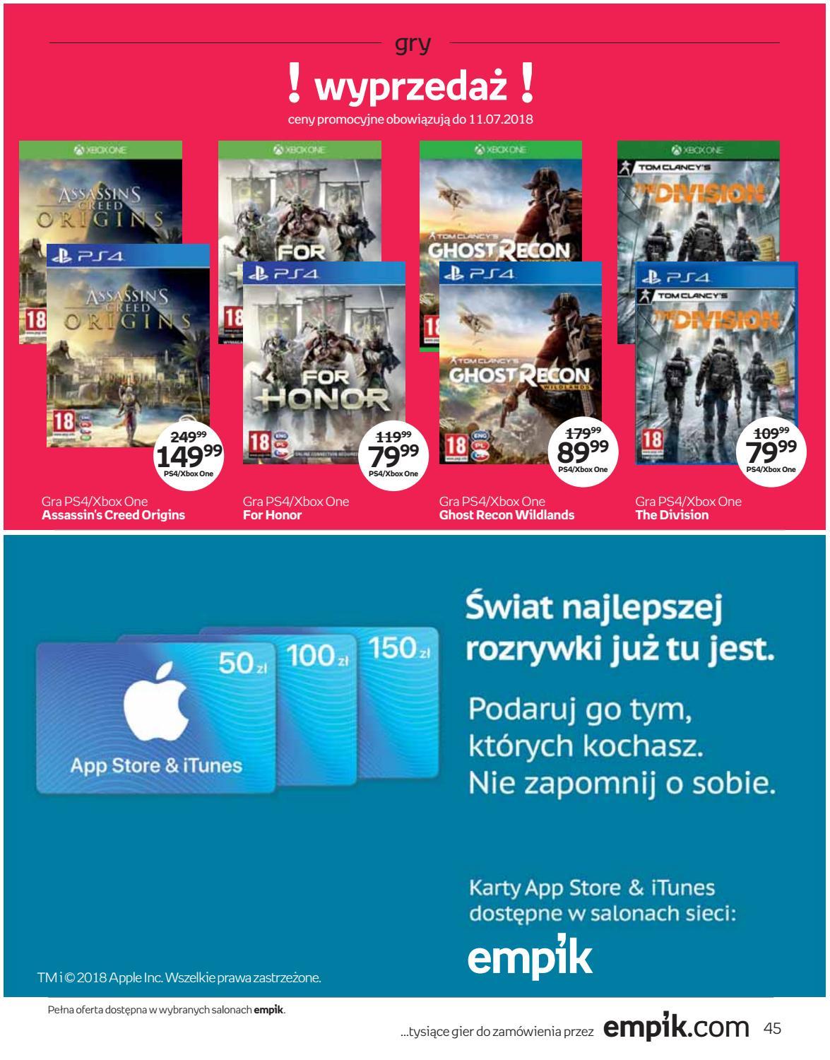 Gazetka promocyjna empik str. 45