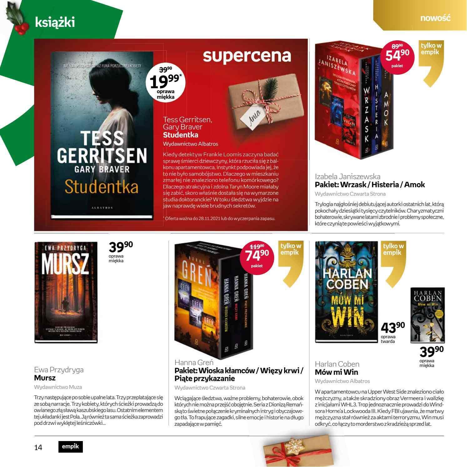 Gazetka promocyjna empik str. 14