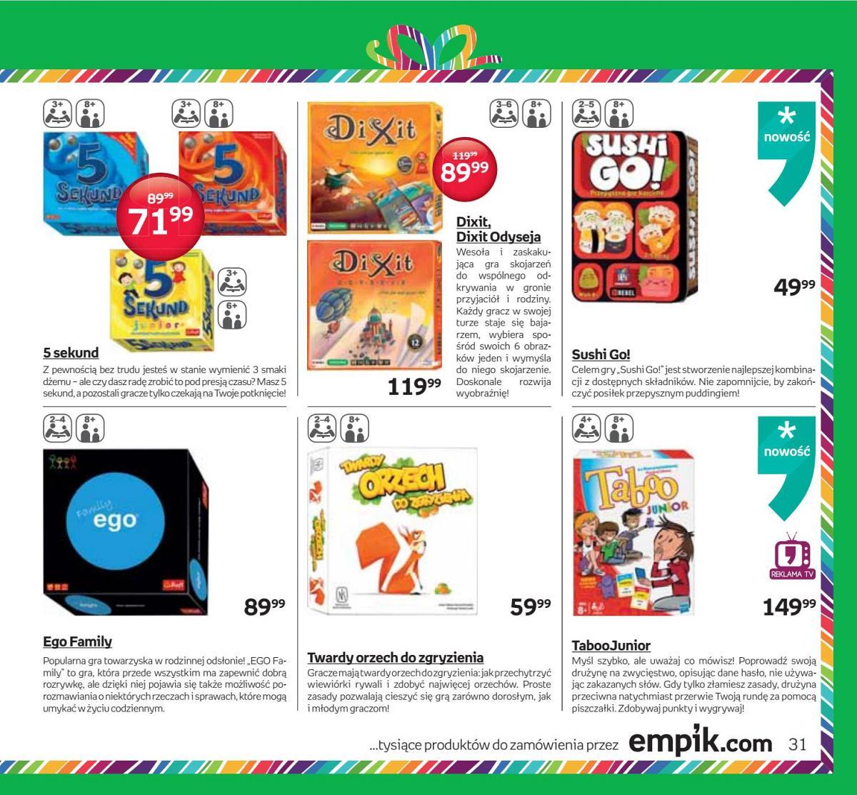 Gazetka promocyjna empik str. 31