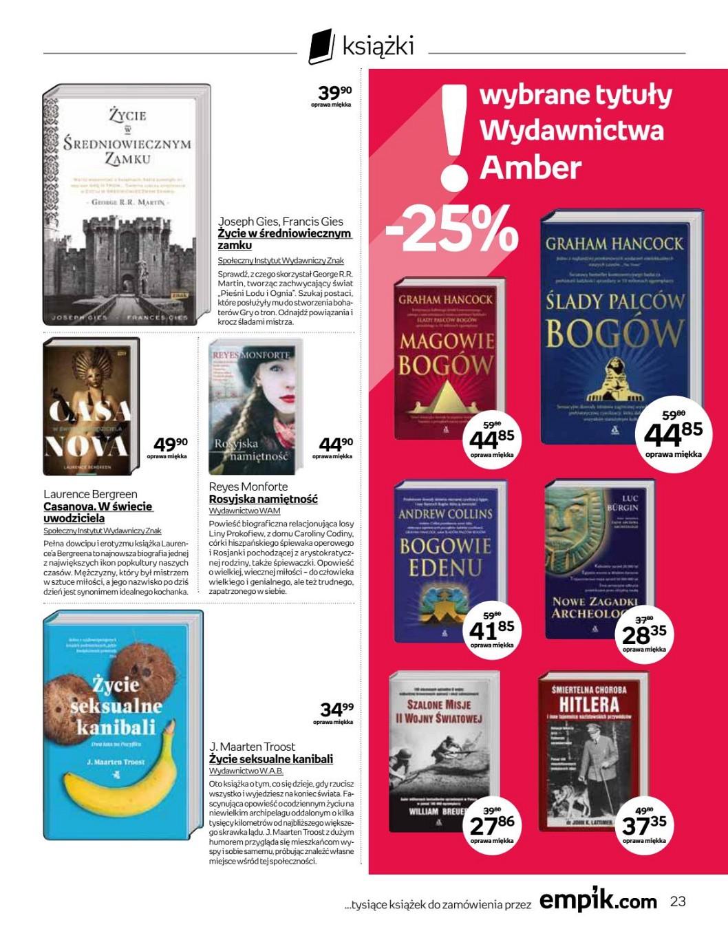 Gazetka promocyjna empik str. 23