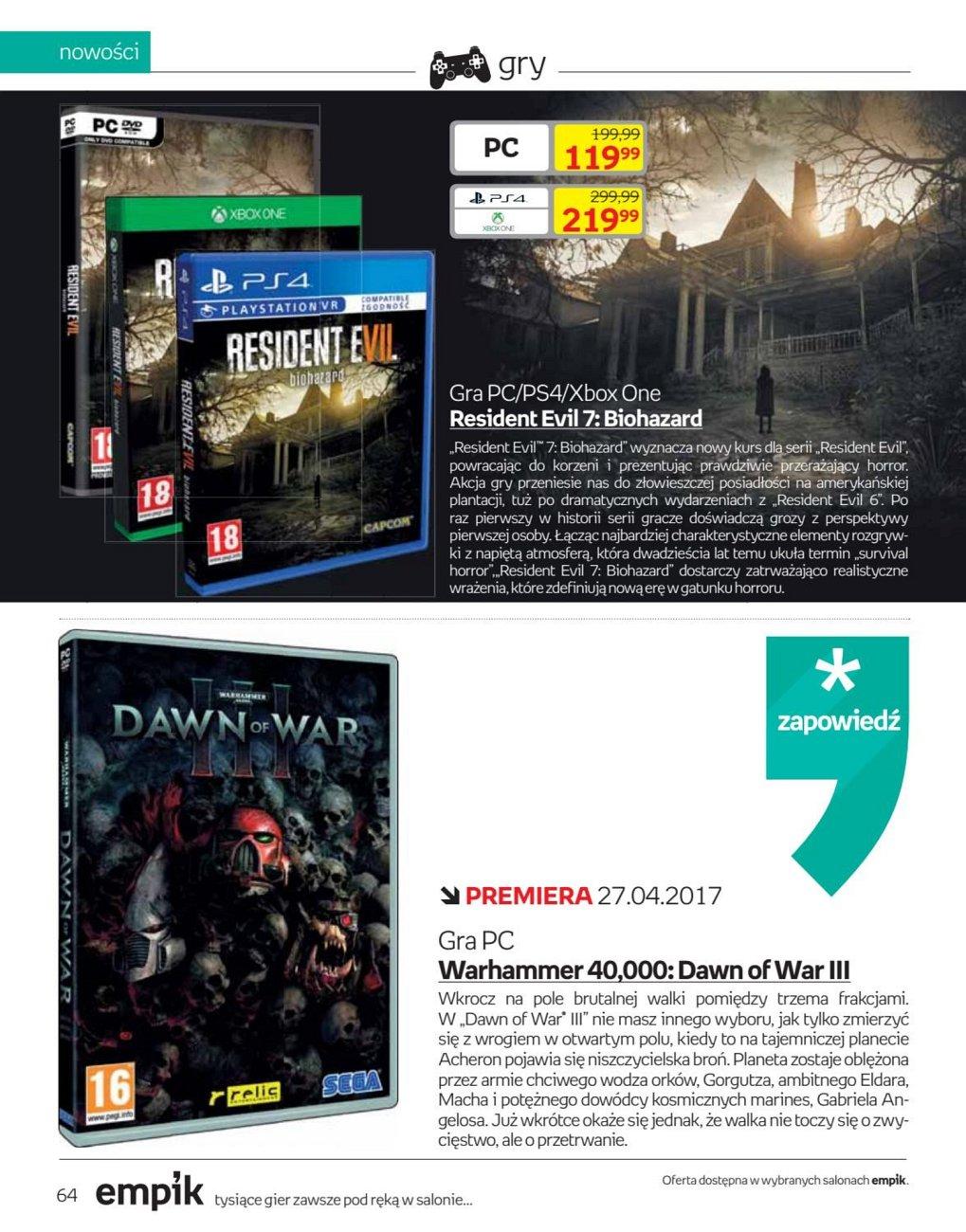 Gazetka promocyjna empik str. 64