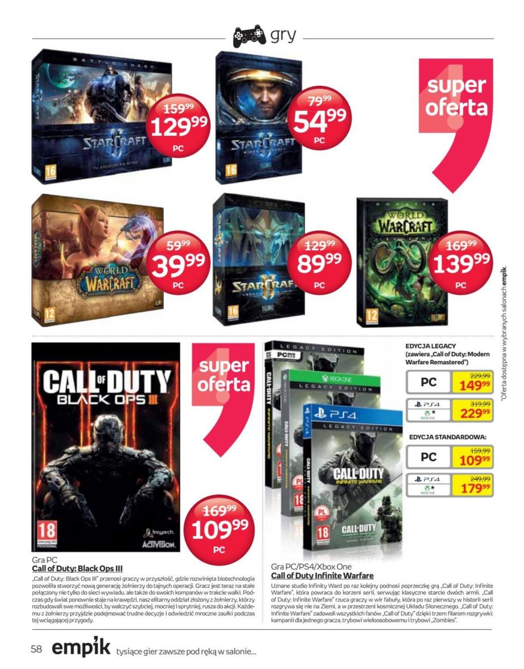 Gazetka promocyjna empik str. 58