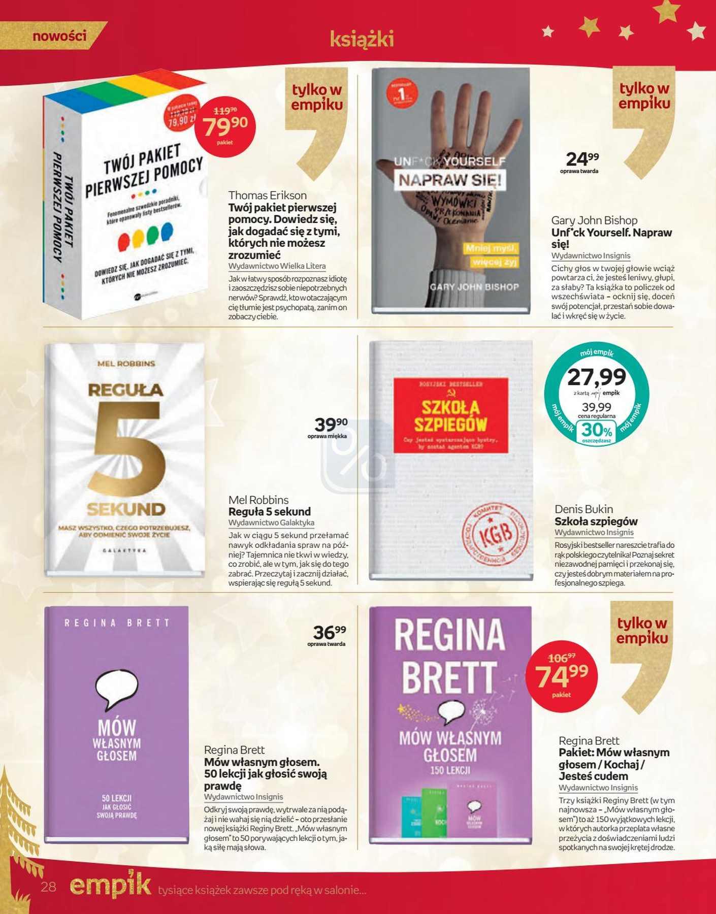 Gazetka promocyjna empik str. 28