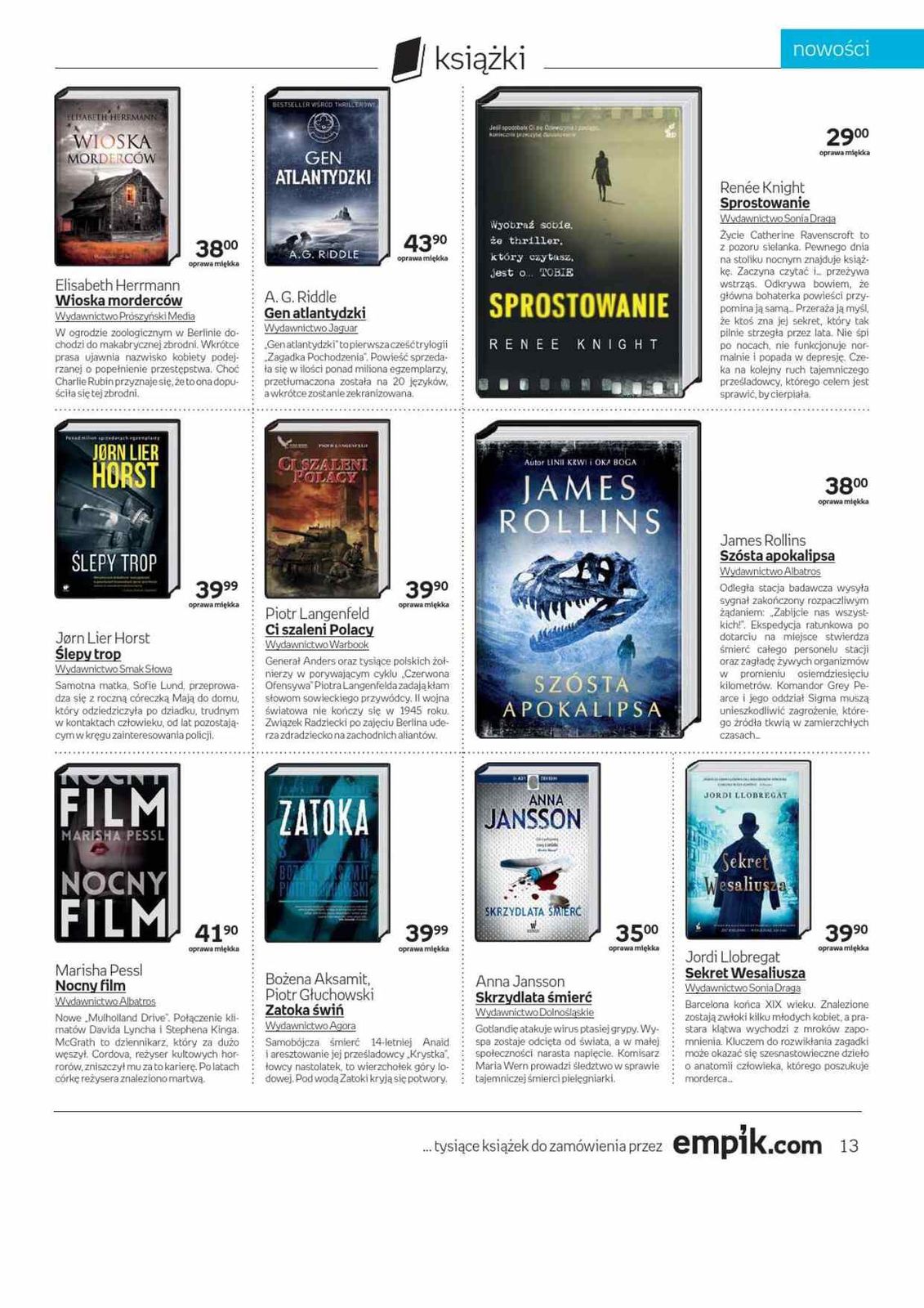Gazetka promocyjna empik str. 13