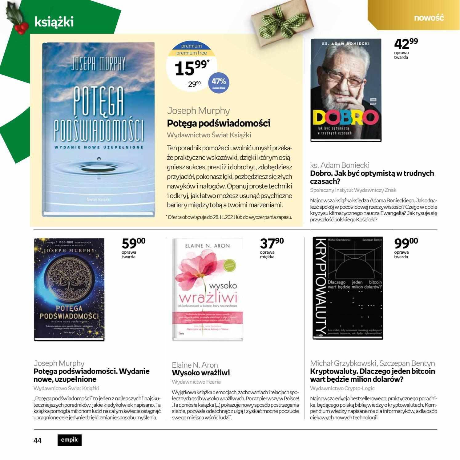 Gazetka promocyjna empik str. 44
