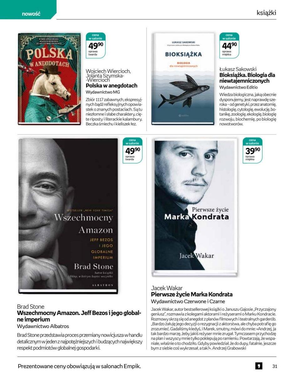 Gazetka promocyjna empik str. 31