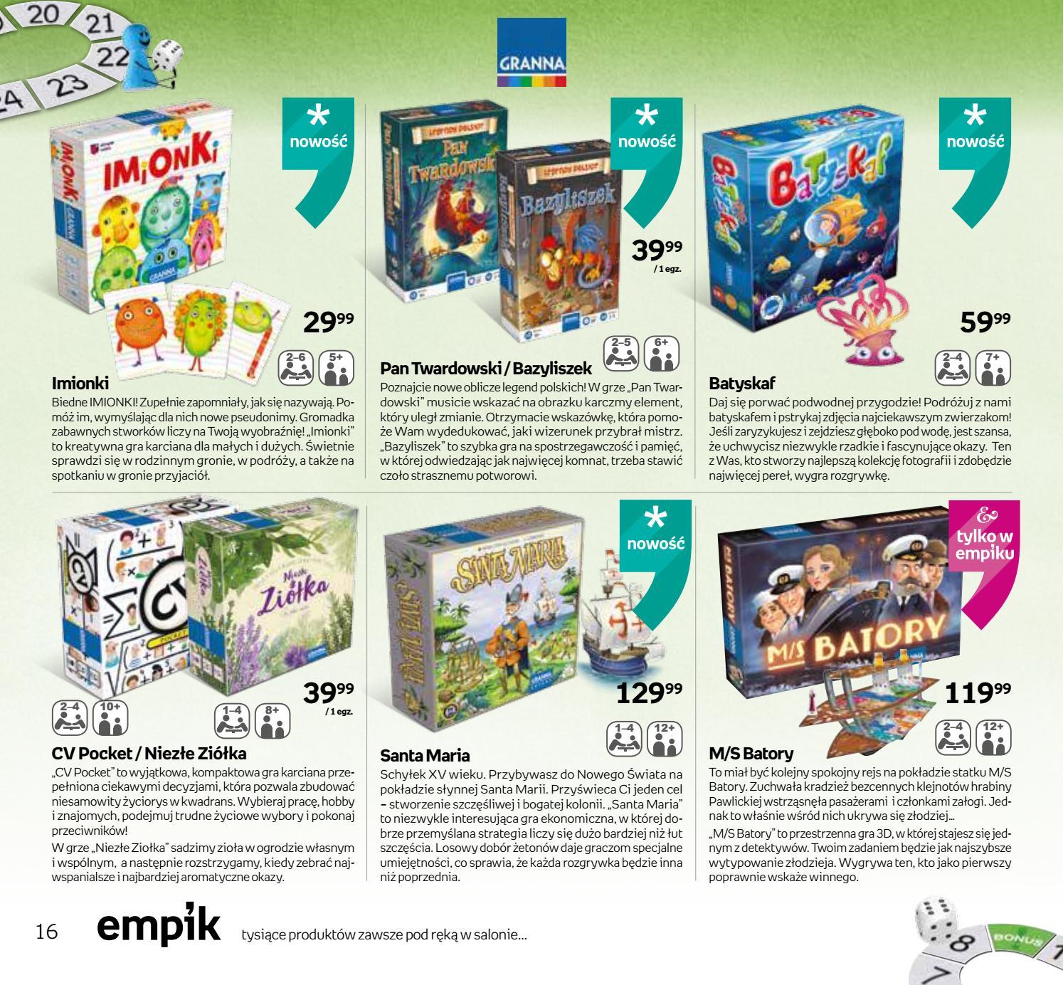 Gazetka promocyjna empik str. 16