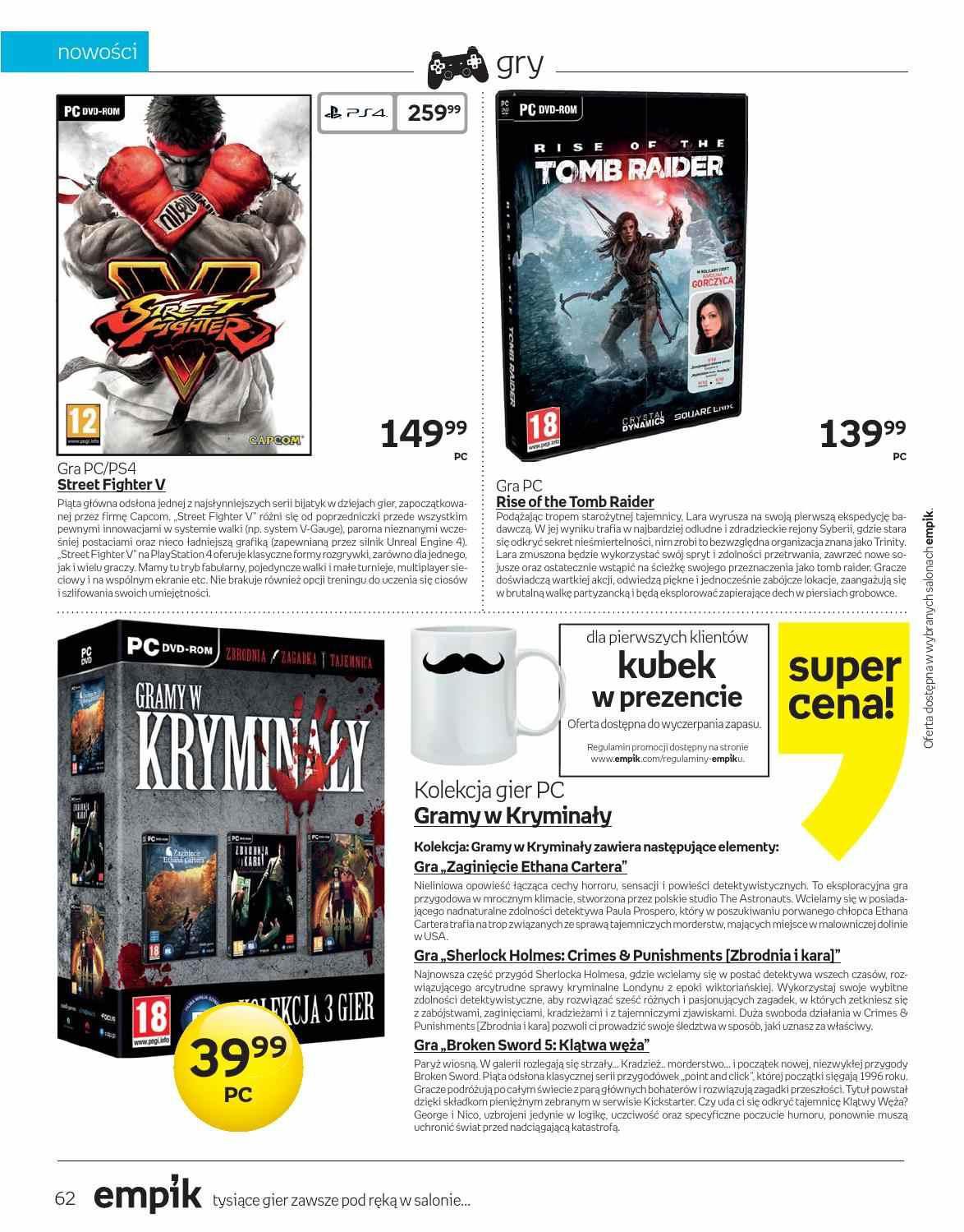 Gazetka promocyjna empik str. 62