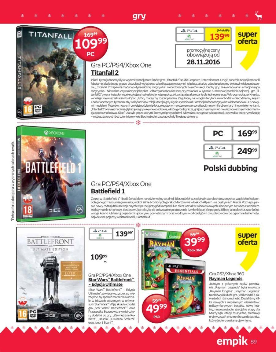 Gazetka promocyjna empik str. 89