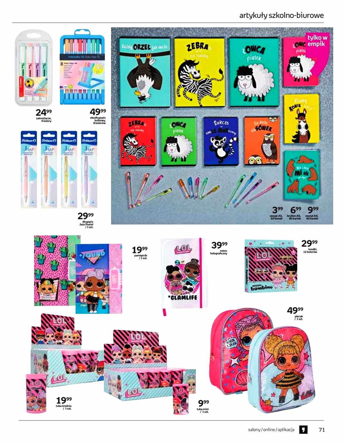 Gazetka promocyjna empik str. 71