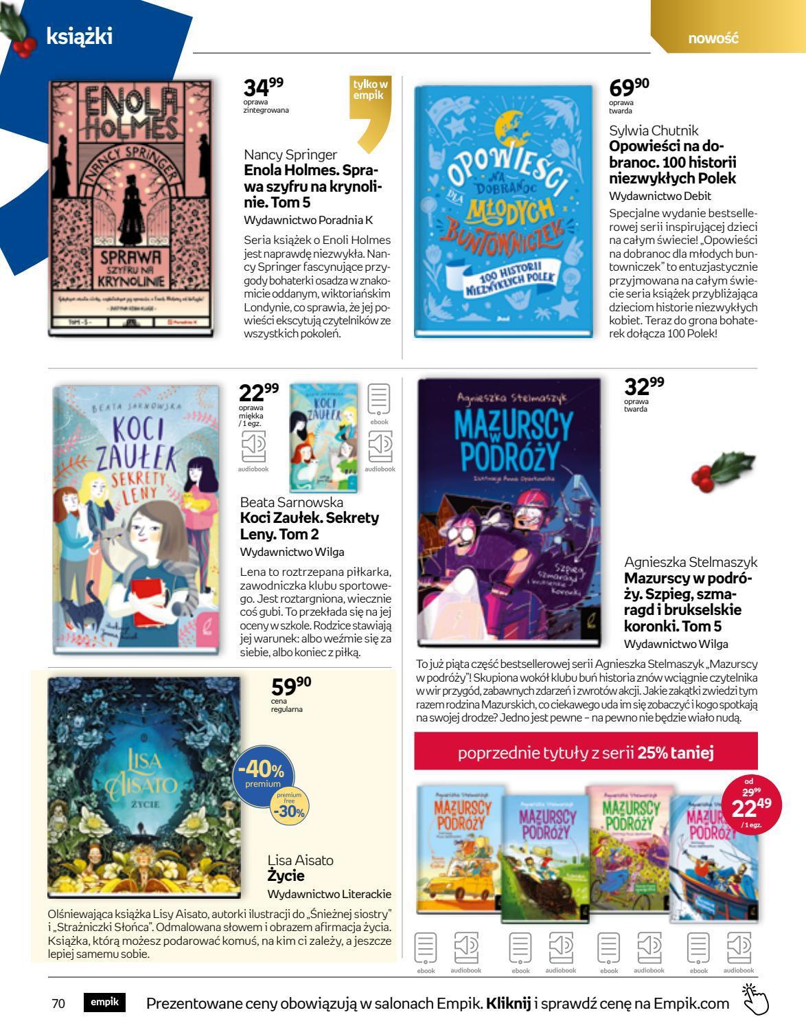Gazetka promocyjna empik str. 70