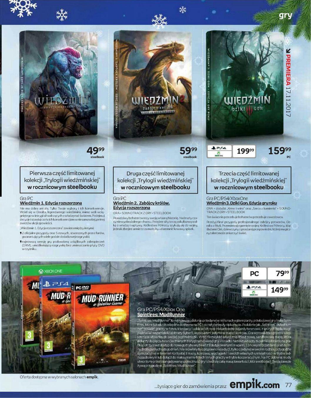 Gazetka promocyjna empik str. 77