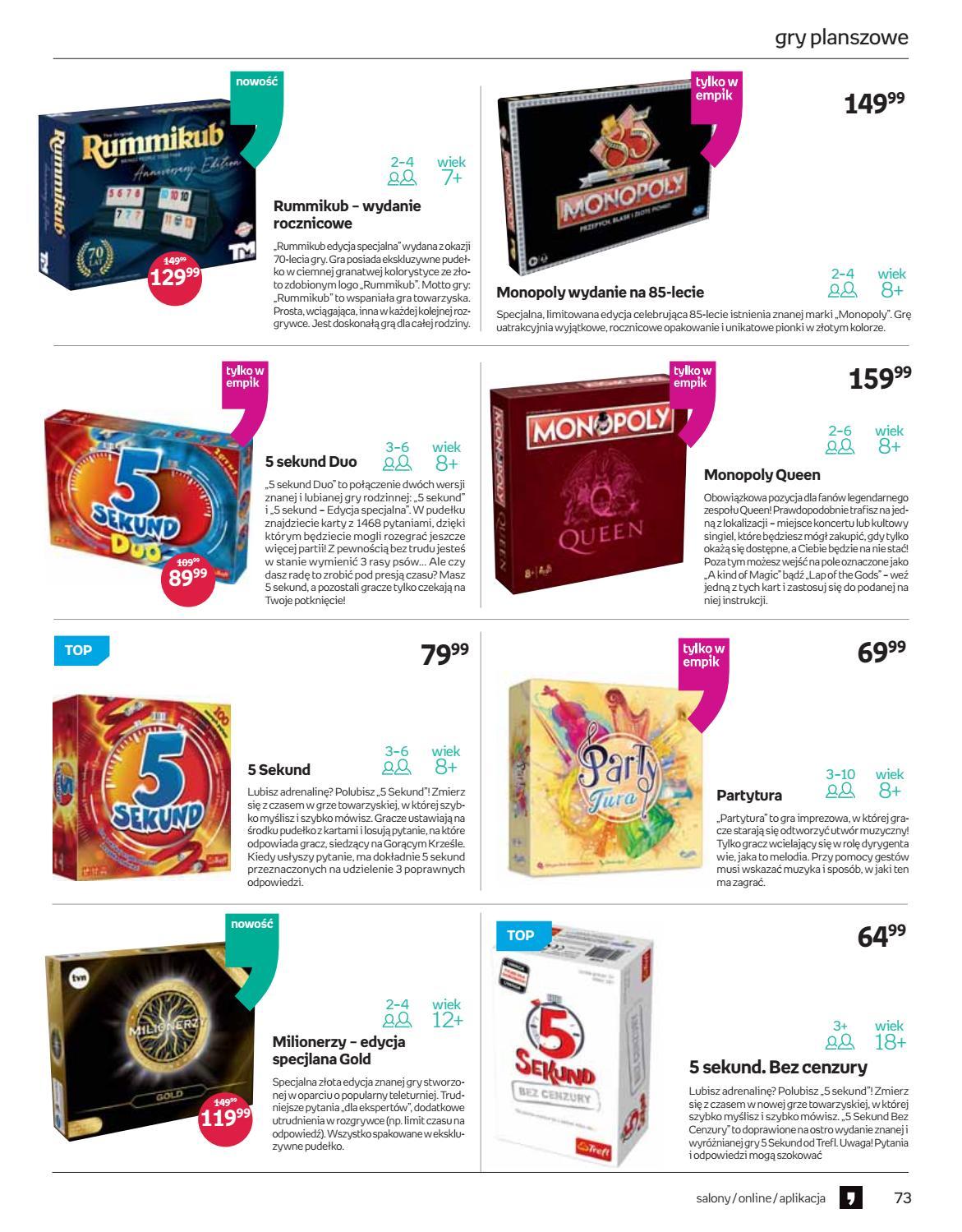 Gazetka promocyjna empik str. 73