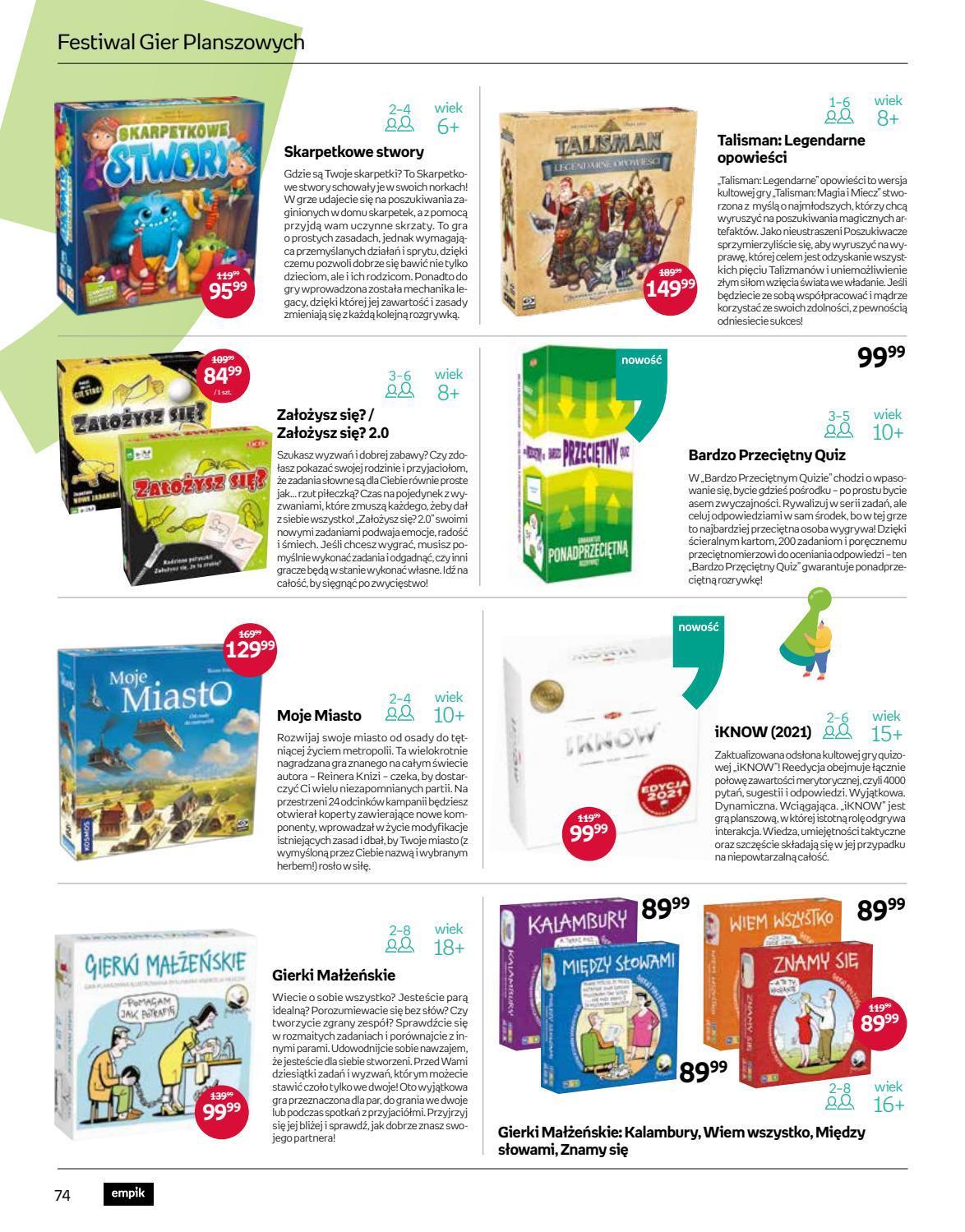 Gazetka promocyjna empik str. 74