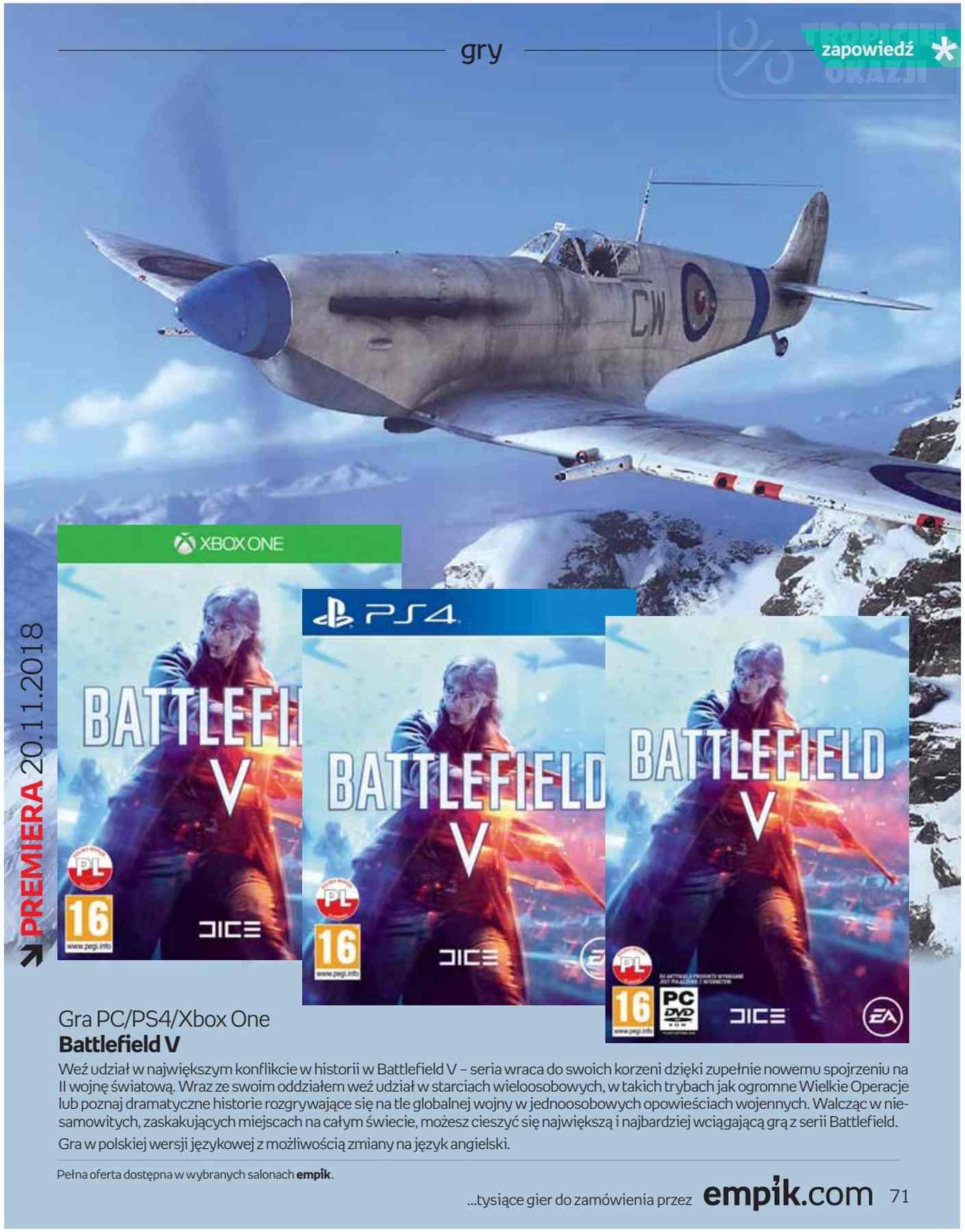 Gazetka promocyjna empik str. 71