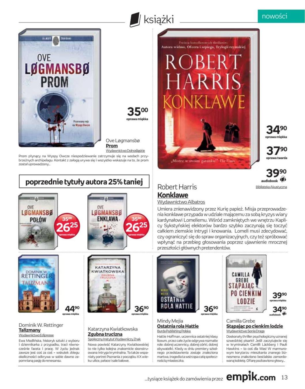 Gazetka promocyjna empik str. 13