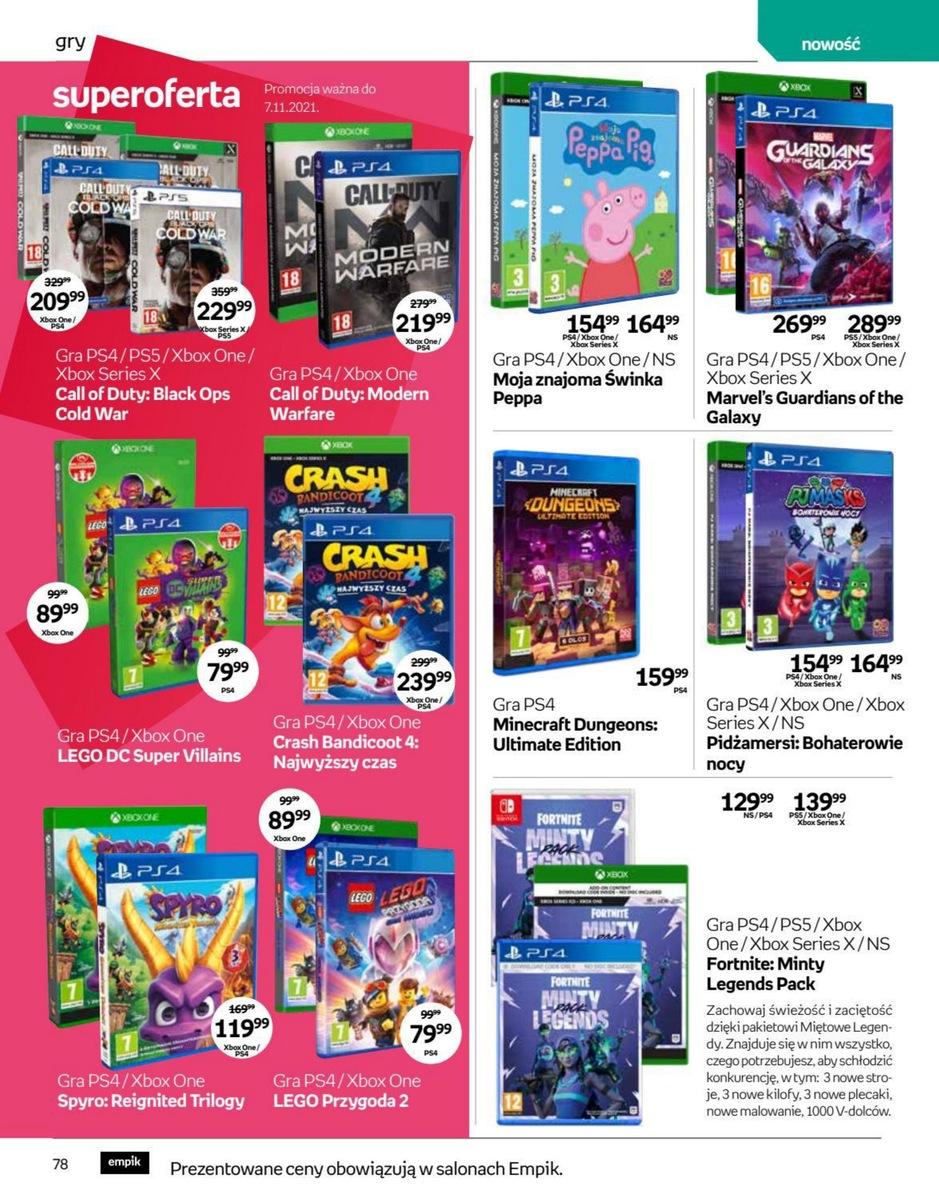 Gazetka promocyjna empik str. 78